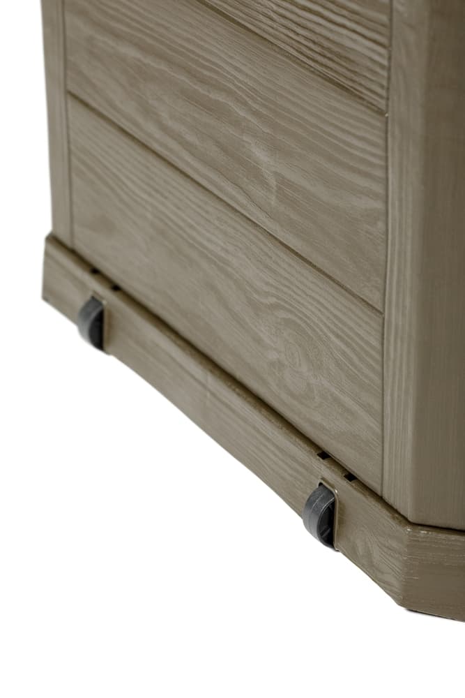 WOODYS zahradní plastový úložný box 280 L - hnědá - náhled 3