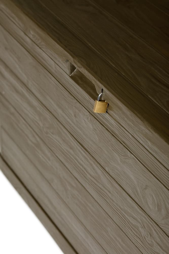 WOODYS zahradní plastový úložný box 280 L - hnědá - náhled 4