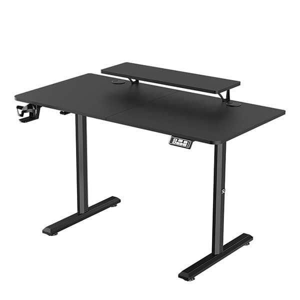 Elektricky výškově nastavitelný stůl HIGHLANDER - 120 cm, černá - náhled 4
