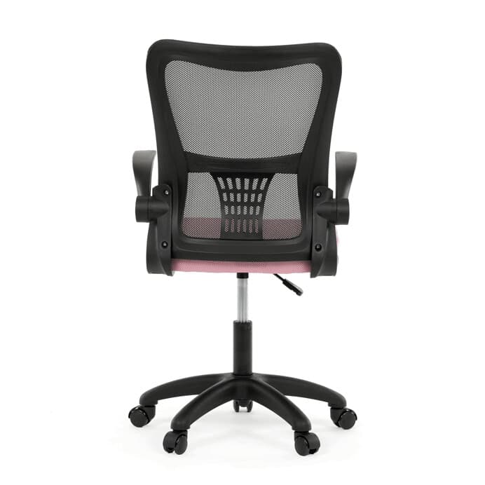 Dětská židle NINA – růžová síťovina, houpací mechanismus Autronic - náhled 2