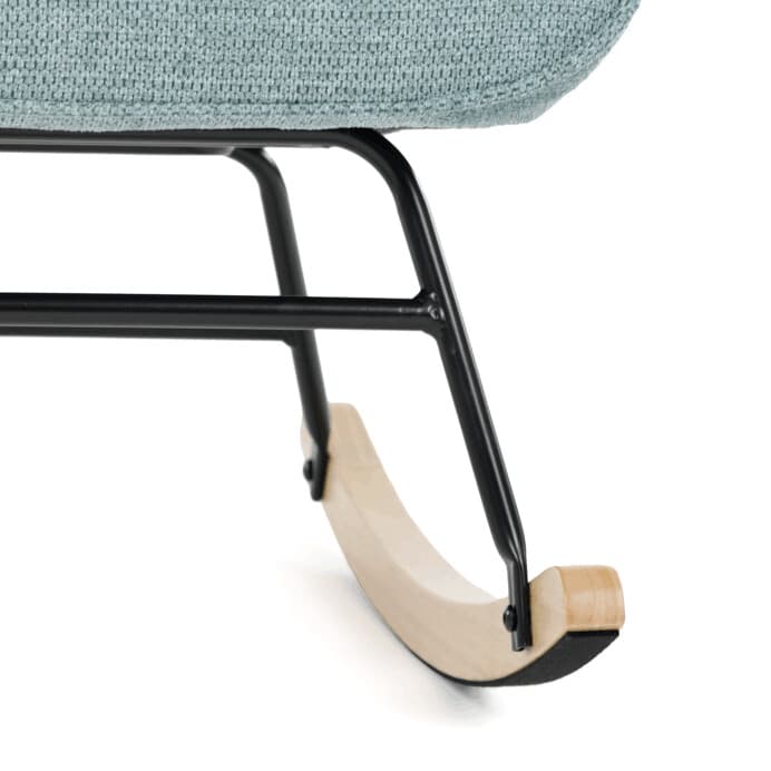 Houpací křeslo YAO – modrá, látka, ergonomický design Autronic - náhled 5