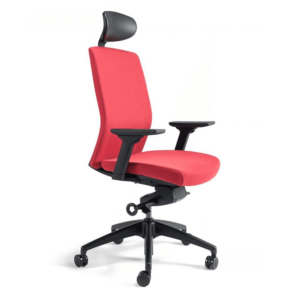 Kancelářská ergonomická židle BESTUHL J2 SP — více barev, s podhlavníkem