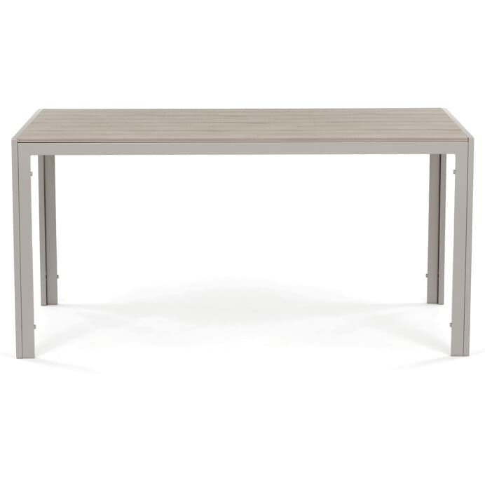 Zahradní stůl METRAXO — 150x90 cm, kov, polywood, béžová, Autronic - náhled 3