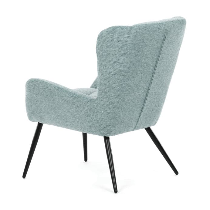 Elegantní modré křeslo ušák HUG – Autronic - náhled 5