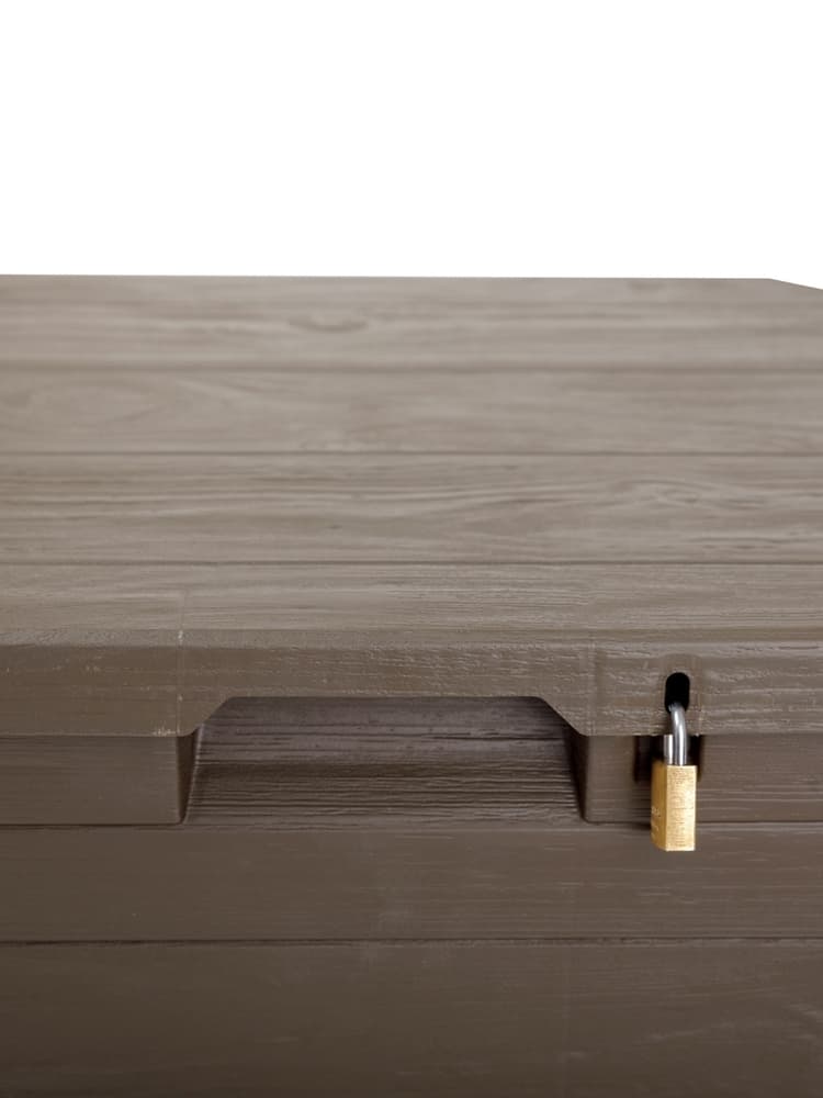 WOODYS zahradní plastový úložný box 160 L - hnědá - náhled 2